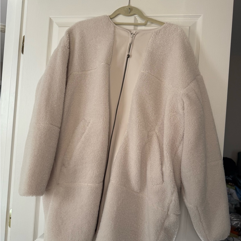 Lululemon Athletica Soft Cream Teddy Jacket